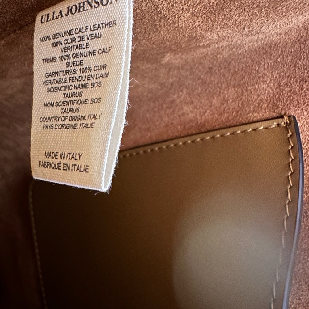 ULLA Johnson Elegant Tapenade Suede Bucket Bag 💼 Adorable Bag - Picture 4 of 16